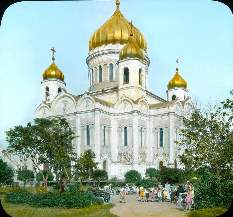 29 Москва. Храм Христа Спасителя. Общий вид 1931