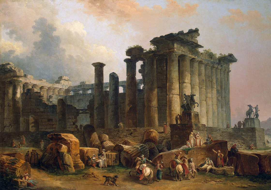 Развалины дорического храма (1783)